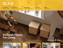 Tablet Screenshot of elkaflooring.com